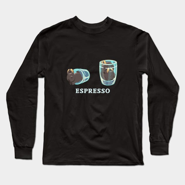 espresso bunnies Long Sleeve T-Shirt by Alienfirst